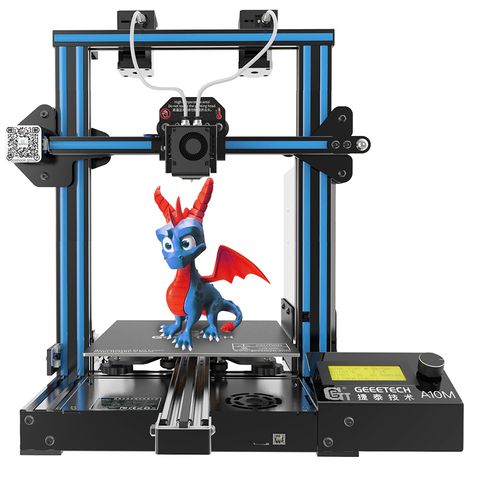 Imprimante 3D Geeetech A10M 2 en 1 Mixcolor fonction de nivellement automatique capteur de Filament puissance Failur CE FDM pla 3d impression 3d ► Photo 1/6