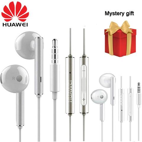 D'origine Huawei Écouteurs AM116 Honneur AM115 Casque 3.5mm In-Ear avec Télécommande et Microphone Fil Contrôle Casque Pour L'honneur 9 lite ► Photo 1/6