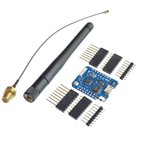 WEMOS D1 Mini Pro 4M 16M octets connecteur d'antenne externe NodeMCU basé ESP8266 ESP-8266EX CP2104 WIFI carte de développement Micro ► Photo 1/5