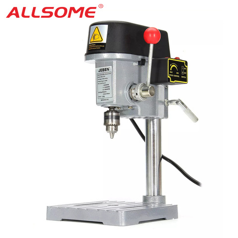 ALLSOME – support de perceuse électrique 220V 340W, Mini support de perceuse de Table, banc de bricolage, cadre fixe ► Photo 1/6