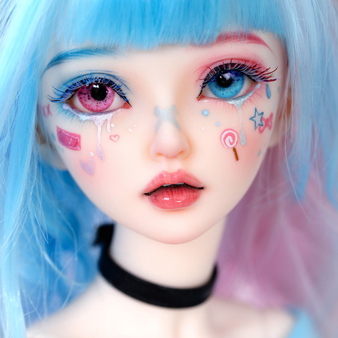 BJD – poupée articulée Miyn 1/4 pour fille, Macaron magique, crème glacée, jouets de Collection d'art, taille MSD, mignon bébé bonbon maquillage, poupée féerique ► Photo 1/6