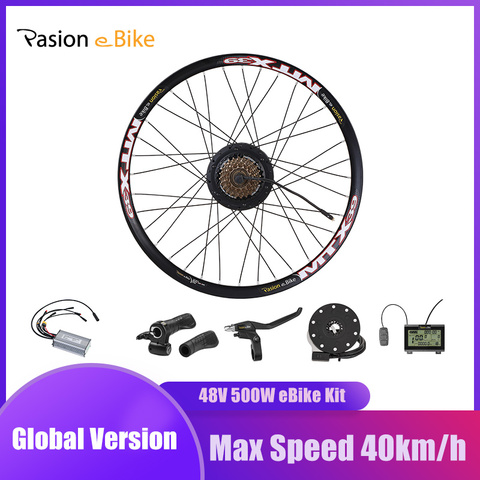 E VÉLO Kit de Conversion 48 V 500 W avec Bafang Hub Moteur Set Pour vélo électrique Kit de Conversion avec BAFANG Moteur roue arrière Moteur ► Photo 1/6