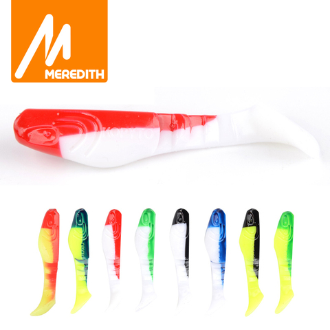 MEREDITH – lot d'appâts en Silicone pour la pêche, Set de leurres pour attraper des poissons comme les brochets, matériel pour pêcher les prédateurs, en plastique souple, Kopyto, 8.5cm, 6.8g, 8 pièces ► Photo 1/6