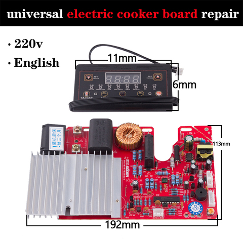 Plaque de réparation pour cuisinière à Induction universelle, plaque modifiée, pièces de rechange pour cuisinière électrique, schéma de Circuit, contrôleur de Micro-ordinateur ► Photo 1/5