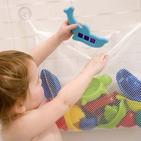 Bébé salle de bain maille sac pour bain jouets sac enfants panier pour jouets net dessin animé animaux formes étanche tissu sable jouets plage stockage ► Photo 1/5