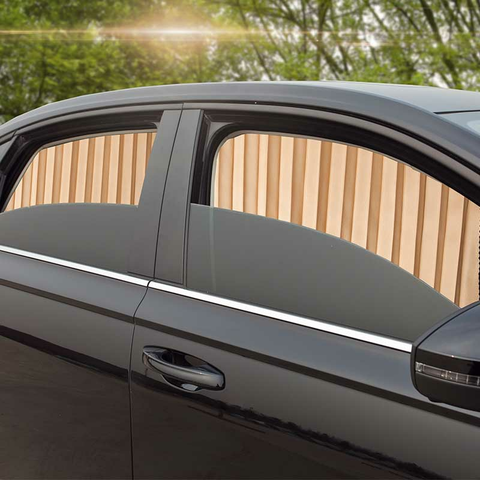 Pare-soleil universel rétractable pour fenêtre de voiture, Protection UV, magnétique ► Photo 1/6