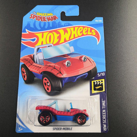 2022 roues chaudes 1:64 voiture NO.129-173 CHEVY SPIDER-MOBILE métal moulé sous pression voiture modèle enfants jouets cadeau ► Photo 1/1
