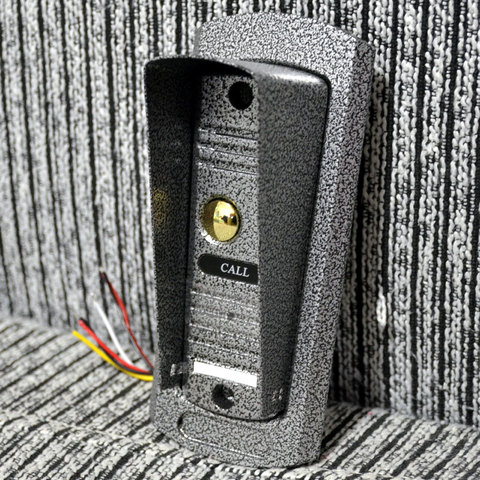 Caméra en métal de téléphone de porte pour le système d'entrée d'interphone de visiophone filaire de câble de 4 fils ► Photo 1/4