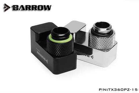 Barrow – raccords d'extension mâles à femelles, TX360PZ-15, 15mm, 360 degrés à décalage rotatif, G1 / 4 15mm ► Photo 1/4