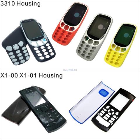 Coque de protection avant et arrière pour Nokia 2017, 3310, X1-00, X1, couvercle de porte de batterie, clavier ► Photo 1/6
