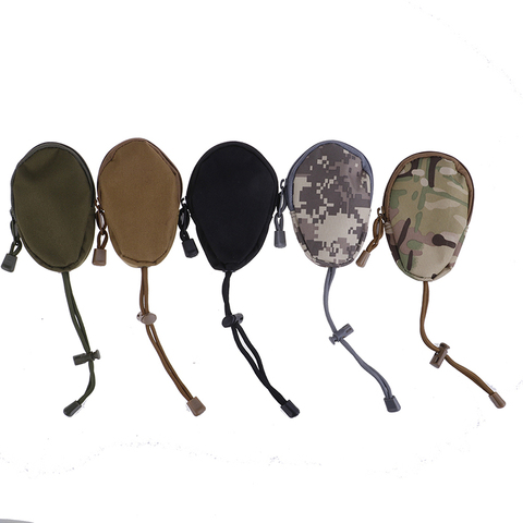 1PC Mini EDC porte-clés porte-monnaie hommes porte-monnaie pochette militaire armée sac petite poche porte-clé fermeture à glissière ► Photo 1/6