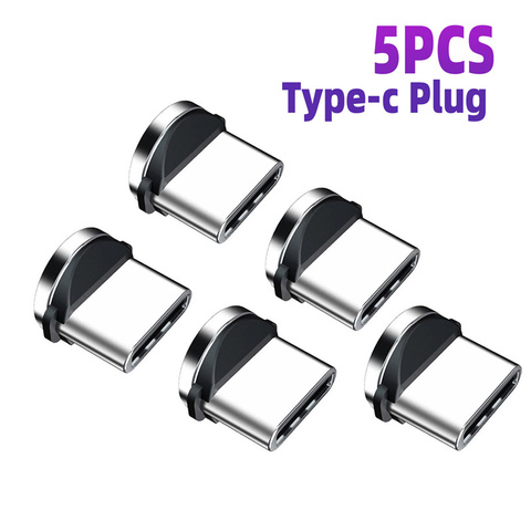 5/4/3/2 pièces Câble Magnétique de Charge Adaptateur Pour Type-c Pièces De Rechange De Téléphone Portable Facile À Utiliser 360 Degré Conseils Convertisseur ► Photo 1/5