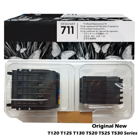 Original Nouveau HP C1Q10A Tête D'impression tête d'impression Pour HP 711 T120 HP120 T520 HP520 HP525 HP530 T530 T125 T130 T525 Série tête D'impression ► Photo 1/6