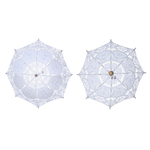 Parasol fait main parapluie mariage nuptiale adulte taille ► Photo 1/5