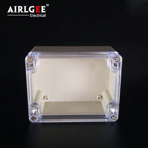 Couvercle Transparent en plastique ABS 115x90x55mm, boîte scellée étanche à la poussière IP65 connecteur de jonction électrique ► Photo 1/6