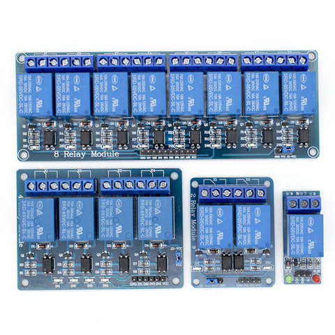 TENSTAR ROBOT 5 v 1 2 4 8 canaux module relais avec optocoupleur. Sortie relais 1 2 4 8 voies module de relais pour arduino 1 2 4 8 CH ► Photo 1/6