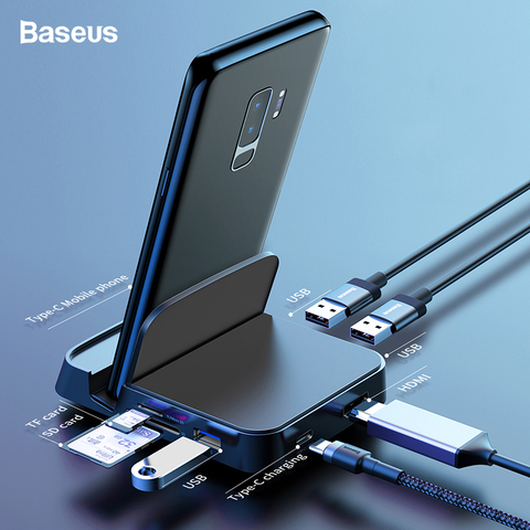 Baseus-Station d'accueil USB type-c, avec Pad USB-C vers HDMI, pour Samsung S10 S9 Dex, Huawei P30 P20 Pro ► Photo 1/6