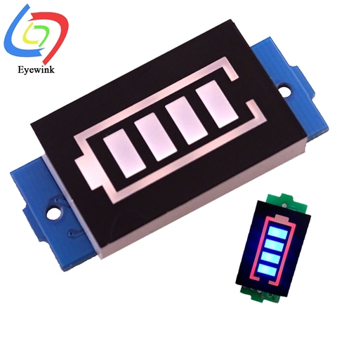 Indicateur de capacité de batterie au Lithium li-po, 18650, indicateur de niveau de puissance, Module de testeur, panneau d'affichage ► Photo 1/6