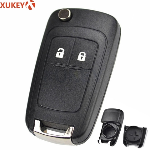 Coque de clé télécommande à 2 boutons pour Opel/ Vauxhall, Kit de réparation de clé de remplacement pour clé C ► Photo 1/6