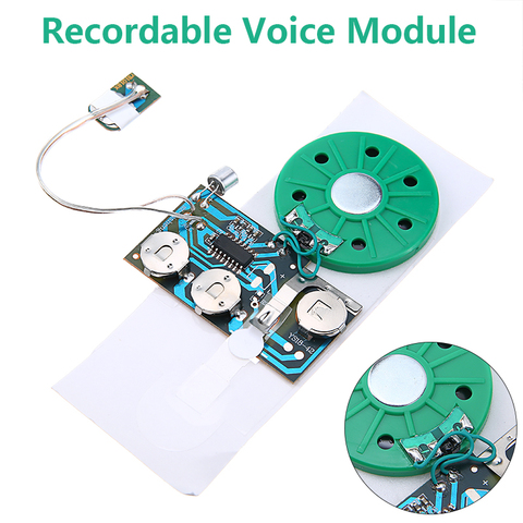 1 pièce Module vocal enregistrable pour bricolage cartes de voeux maison coffrets cadeaux Invitations musique son parler puce outil Musical ► Photo 1/6