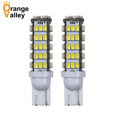 2 pièces Lumineux Superbe T10 68 LED 1206 68 SMD LED Voiture 68smd 3020 W5W 194 927 168 Cale latérale Lampe Marqueur Ampoule lumières ► Photo 1/6