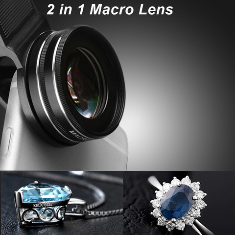 Objectif Macro 37mm 15X, 30x4K HD, professionnel, pour photographie, téléphone, caméra, cils, bijoux en diamant, pour Smartphone ► Photo 1/6
