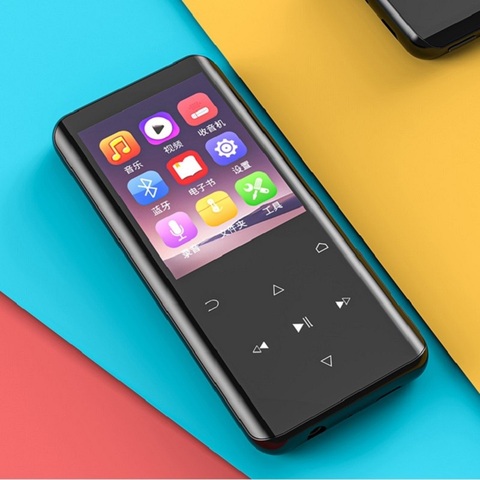 RUIZU – lecteur MP4 Bluetooth 5.0 D25, haut-parleur intégré, écran incurvé de 2.4 pouces avec Radio FM, enregistrement, livre électronique, musique, vidéo, nouveau ► Photo 1/6