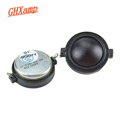 GHXAMP – haut-parleur de voiture multimédia, 1 pouce, Tweeter, Film de soie, néodyme, clair, lisse, Treble, 8ohm, 20W, 2 pièces ► Photo 1/6