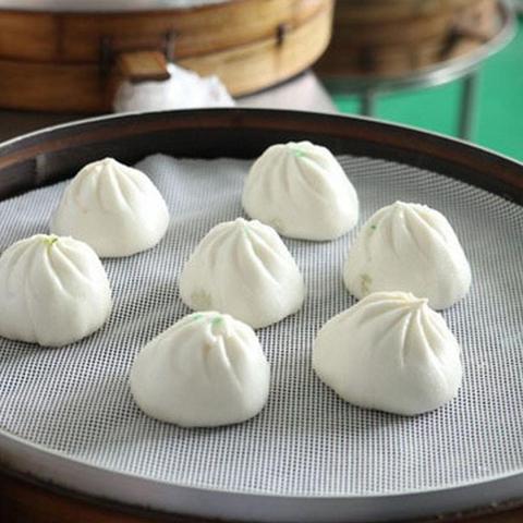 8 tailles rondes antiadhésives Silicone coussin vapeur blanc Dim Sum Mat maison Restaurant vapeur tapis cuisine cuisson Garget ► Photo 1/6