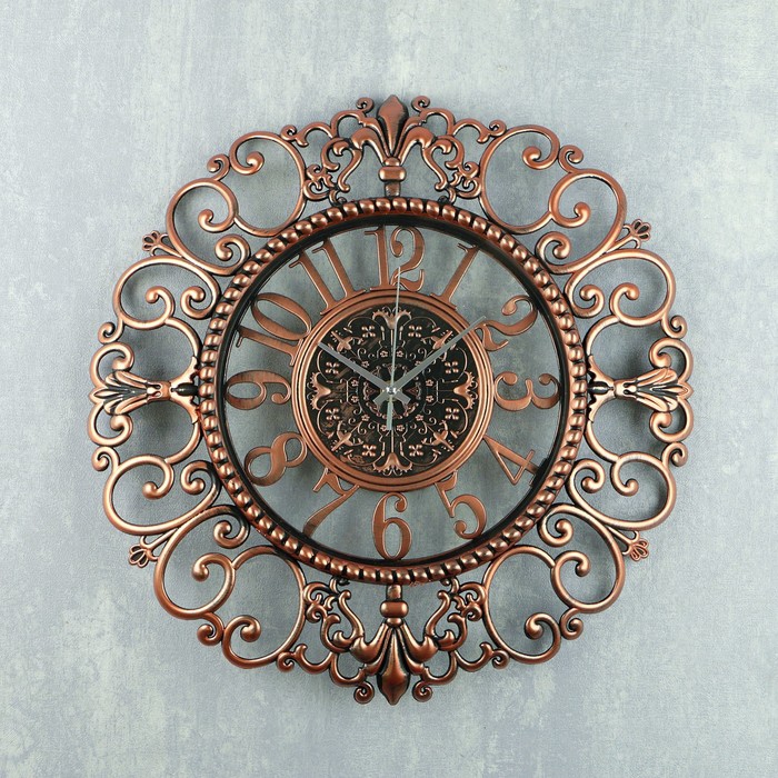 Série d'horloges murales d'intérieur, mouvement discret d = 40 cm, décoration de maison, horloges de jardin, terrain sima ► Photo 1/3