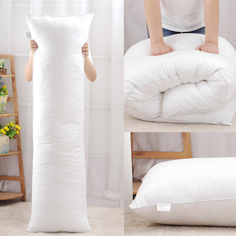 Coussin intérieur de corps blanc de 150x50cm, coussin de câlin rectangulaire, dessin animé, à usage domestique, accessoires de literie ► Photo 1/6