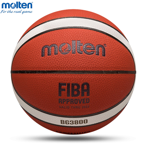 Molten – ballon de basket-Ball officiel, taille 7/6/5, en matériau PU, de haute qualité, pour l'extérieur et l'intérieur, pour l'entraînement ► Photo 1/6