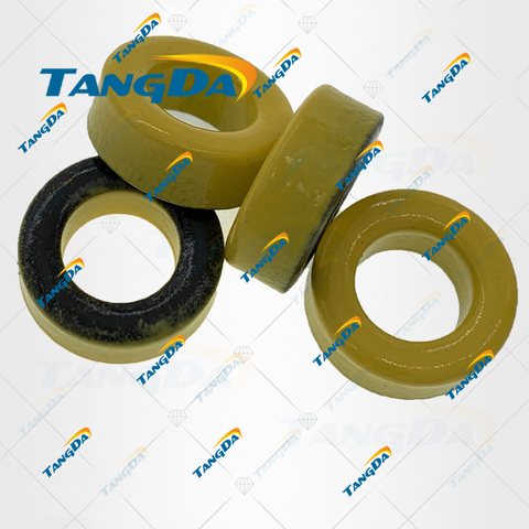 Noyaux de poudre de fer TANGDA T50-6 OD * ID * HT 13*7.7*5mm 4nH/N2 8.5 noyau de poussière d'uoiron noyau toroïdal de Ferrite noyau toroïdal jaune gris PR ► Photo 1/1