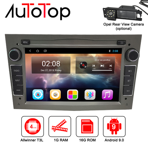 AUTOTOP-autoradio Android, lecteur multimédia DVD, GPS, 2 Din, avec moniteur d'unité centrale, pour voiture Opel Astra H, Corsa, Zafira, Antara, Vectra ► Photo 1/6