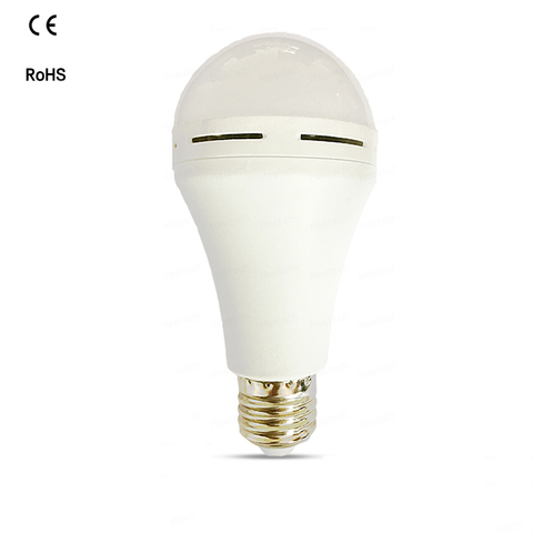 Ampoule LED d'urgence E27 B22 7W 9W 12W 15W, lampe d'éclairage à batterie Rechargeable AC 85-265V, économie d'énergie intelligente ► Photo 1/3