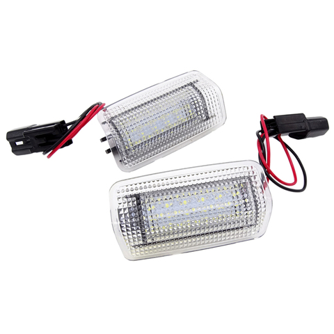 2 Pièces D'entrée LUMIÈRE LED Voiture Porte Lampe De Courtoisie Pour Toyota Prius 20 30 50 Camry 40 50 55 70 busard 30 60 Prado 150 J150 LC150 Reiz ► Photo 1/6