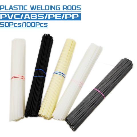 Baguettes de soudage en plastique ABS/PP/PVC/PE, 50/100 pièces, pour réparation de pare-chocs, fournitures de soudage ► Photo 1/6