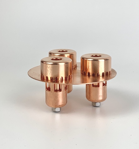 Plaque à bulles en cuivre rouge, 4 pouces (OD105mm), 99.9%, colonne de distillation de 4 pouces, rouge Distillation à domicile, colonne de Reflux, clair de lune, Pro ► Photo 1/2