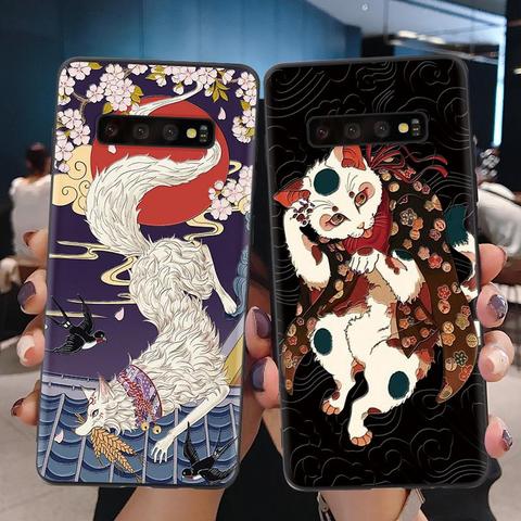 Luxe 3D Anime Gaufrage Couverture Pour Samsung Galaxy A70 A60 A50 A40 A30 A20 A20e A10 A10e Note 10 Plus Pro 9 8 5 Étui à coque en polyuréthane thermoplastique ► Photo 1/6