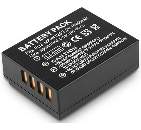 Batterie pour Fujifilm NP-W126, NPW126, NP-W126S, NPW126S, NP-W Lithium-ion Rechargeable 126S ► Photo 1/4