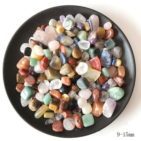 Pierres de Quartz et minéraux naturels mélangés, 100g, 4 tailles, pour la décoration d'un aquarium ► Photo 1/5