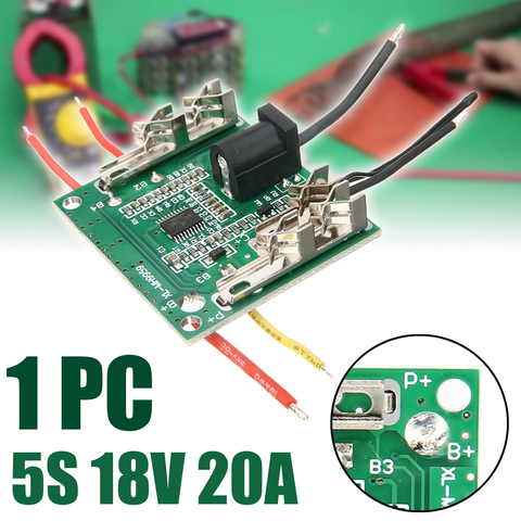 1pc 5S 18V 20A Li-ion batterie Pack protecteur conseil PCM PCB Lithium batterie Protection conseil pour outils électriques ► Photo 1/6