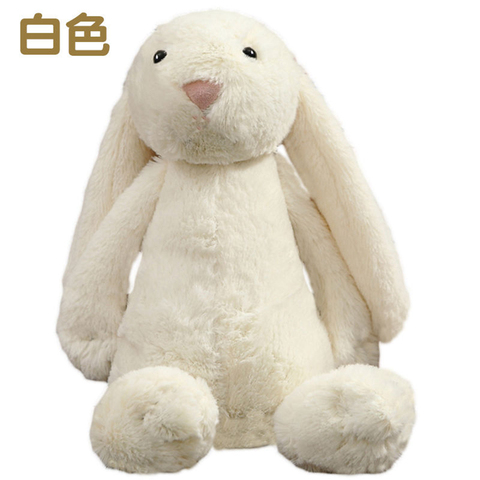 Doux animaux en peluche enfants longue oreille lapin lapin dormir mignon dessin animé en peluche peluche animaux poupées enfants cadeau d'anniversaire ► Photo 1/1