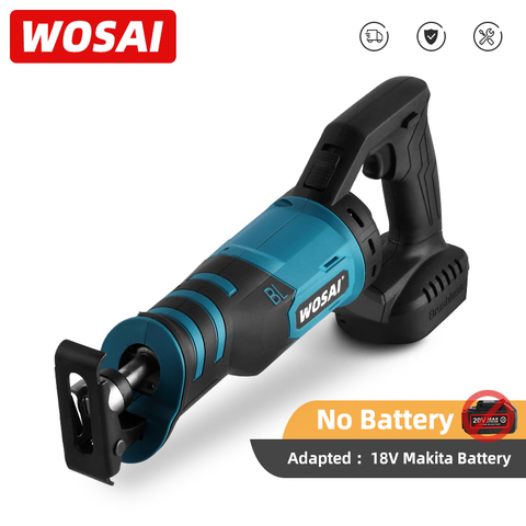 WOSAI – scie alternative électrique sans balais, 20V, réglable, trois Modes d'orientation, scie de coupe, outils électriques portables sans fil ► Photo 1/6