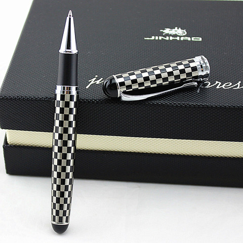 JINHAO-stylo d'écriture de gris 750mm, stylo à bille à bille boad, gris 0.7mm, encre pour affaires, recharge ► Photo 1/3