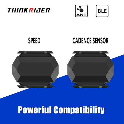 ThinkRider ANT + vitesse et Cadence double capteur ordinateur compteur de vitesse vélo vitesse et cadence adapté pour iGPSPORT bryton Zwift ► Photo 1/6