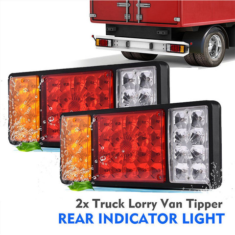 Feu arrière indicateur de frein 12V/24V 36 led | Remorques de camions indicateur d'inversion ► Photo 1/6