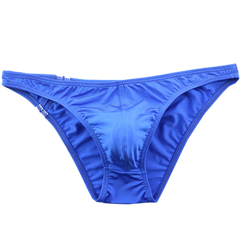 Maillot de bain solide pour hommes, culotte Sexy avec poche pour pénis, culotte de plage, costume de bain ► Photo 1/6