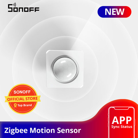 SONOFF – capteur de mouvement Zigbee intelligent, capteur de sécurité domestique intelligent, fonctionne avec SONOFF ZBBridge via l'application eWeLink ► Photo 1/6