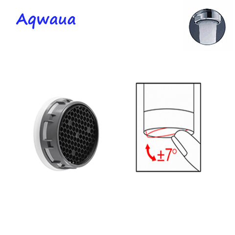 Aqwaua-accessoires à aérateur de robinet réglable, pièce centrale rotative, bec bouillonnant écologique, filtre, accessoire pour grue ► Photo 1/6